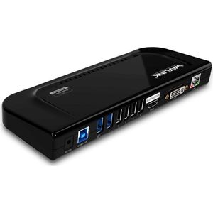 All-in-one USB Docking Station voor MacBook en Laptop (2 x HDMI + VGA + DVI + 6 x USB-A + Ethernet + Audio)