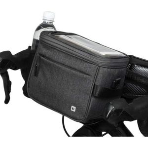 Fietstassen Electrische Fietsen - Stuurtas  Fiets - Telefoonhouder Fiets - GSM Houder Fiets - Afneembaar - Touchscreen - Bidonhouder - Grijs