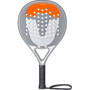 Padel racket - TUYO - Cosmic Silver - allround padelspeler - druppel vorm