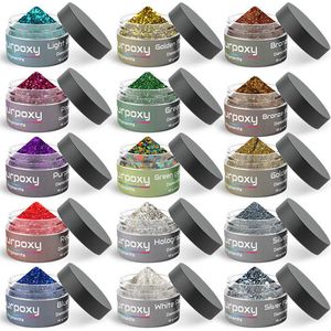 Pourpoxy - Glitters - 15 kleuren - Set - nagellak - epoxy art - resin art - giethars