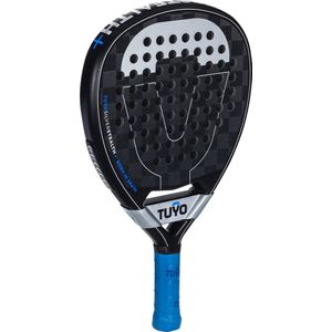 Padel Racket - TUYO - Silver Stealth+ - voor de aanvallende speler - druppelvorm