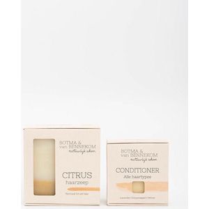 Biologische haar-combi, Citrus haarzeep en conditioner