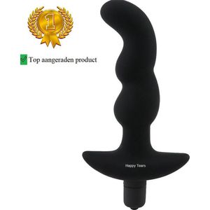 Happy Tears | Anaal Curve vibrator | Unisex | Voor koppels | 10 Standen | Massage | Voor bij de sex | Fijne orgasmes | Stille vibraties | Must have