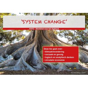 System Change - Klimaatonderwijs HAVO Niveau
