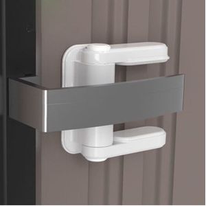 Deur vergrendeling baby - Deurklink - Deurklink vergrendeling - Deurklink bescherming - Kinderbeveiliging - Baby proof - Kinderslot baby -  Baby veiligheid - Deurbeveiliging kind - Wit - Deurklink beveiliging