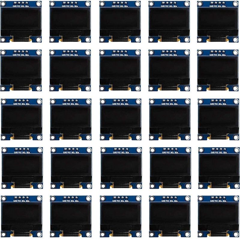 AZDelivery 25 x 0.96 inch OLED 128 x 64 pixels I2C SSD1306 Display compatibel met Arduino en Raspberry Pi Inclusief E-Book!