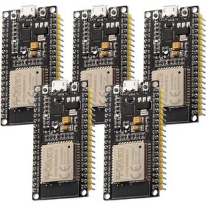 AZDelivery 5 x ESP32 NodeMCU Module WLAN WiFi Development Board met CP2102 (opvolger van ESP8266) compatibel met Arduino Inclusief E-Book!