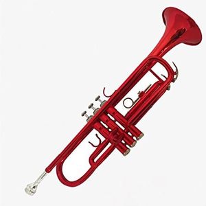 Koperen studententrompet Multi-color Optioneel B-platte Trompetinstrument Is Geschikt Voor Studenten Om Te Spelen In Het Examen Van De Beginner (Color : 3)