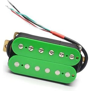 gitaar pick-ups Elektrische Gitaar Pickup Coil Spliting Pickup Humbucker Dual Coill Pickup 4 Gedragskabel N-7.5K/B-15K Uitgang Groen (Color : Neck Pickup)