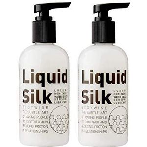 Liquid Silk Persoonlijk glijmiddel, verpakking van 2 x 250 ml