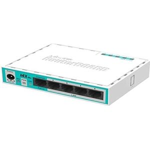 Mikrotik RB750r2 Router hEX lite,Kleur: wit