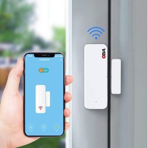OBA Alarm-openingssensor, wifi, voor deuren en ramen, melding via smartphone, werkt met Alexa Google Home SmartLife