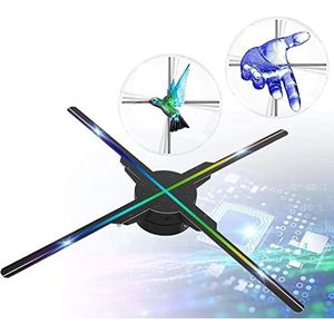 Wifi-projector, bluetooth, hologram-app, wifi, 3D, 65 cm, 1152 x 1152 dpi, 3D-projectie, wifi, winkelcentrum, bioscoop, luchthavens, winkels