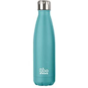 Irisana BBO thermosfles met etui, turquoise, 350 ml