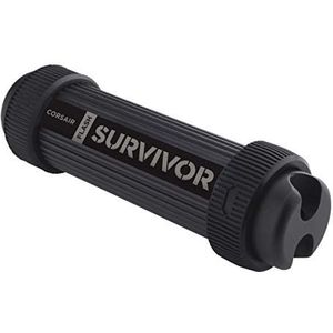 Corsair Flash Survivor Stealth v2 64GB USB-geheugenstick (USB 3.0, robuust, waterafstotend), zwart