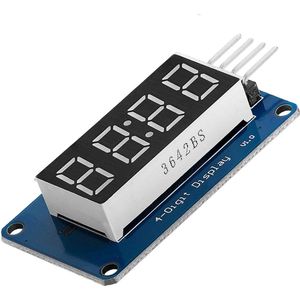 AZDelivery 4 Bit Digital Tube LED Display Module TM1637 met Clock Display compatibel met Arduino en Raspberry Pi Inclusief E-Book!