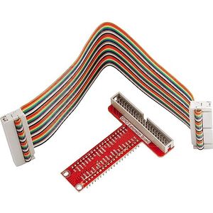 AZDelivery 40 Spelden GPIO Breakout Board en compatibele lintkabel compatibel met Raspberry Pi Inclusief E-Book!