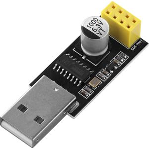 AZDelivery USB-to-ESP8266 01 Seriële Draadloze Wifi Module voor ESP-01 Inclusief E-Book!