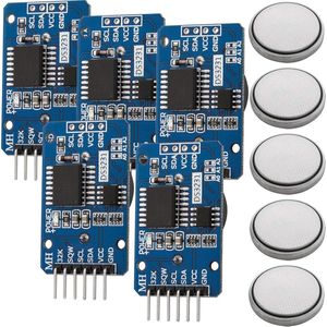 AZDelivery 5 x Real Time Clock RTC DS3231 I2C compatibel met Arduino Inclusief E-Book!