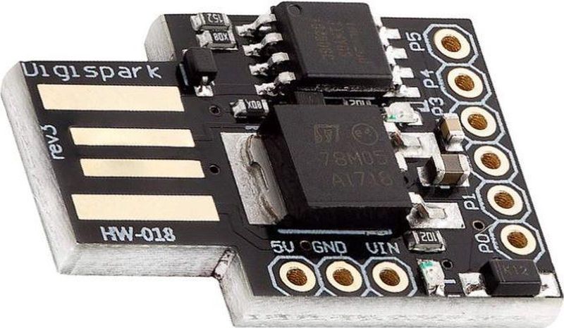 AZDelivery 3 x Digispark Rev.3 Kickstarter met ATTiny85 en USB compatibel met Arduino Inclusief E-Book!