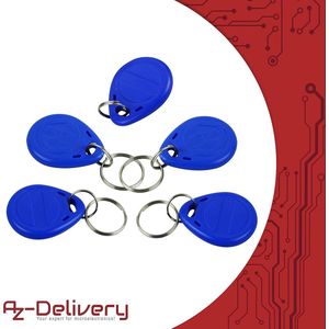 AZDelivery 100 x RFID Chips met 13.56 MHz Transponder compatibel met Arduino inclusief E-Book!