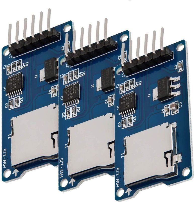 AZDelivery - SPI Reader Micro Memory SD TF Module - Compatibel met Arduino