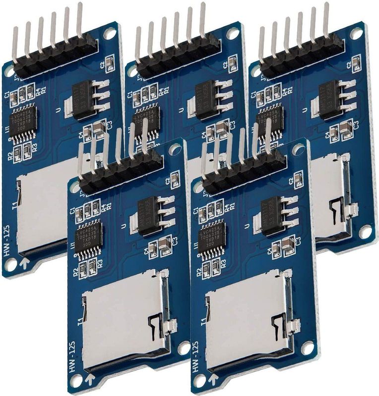 AZDelivery - SPI Reader Micro Memory SD TF Module Card Memory Shield - Compatibel met Arduino