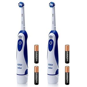 2 Pack van Oral-B elektrische batterij aangedreven tandenborstel aangedreven door Braun DB4010