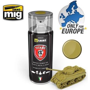 Mig - Titans Hobby: Desert Yellow Matt Primer 400 Ml Spray