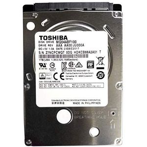 Toshiba MQ04ABF100 2,5 inch harde schijf 1000 GB SATA III harde schijf (2,5 inch, 1000 GB, 5400 rpm)