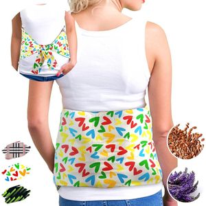 Verwarmingskussen - Tarwe - Voor Pijnverlichting - Met Lavendelbloemen