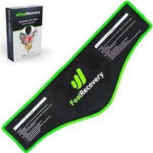 Koud Kompres bij Nekpijn en Schouderpijn (58x20x12 cm) - Hot & Cold Gel Pack Herbruikbaar - Koelkompres met Extra-Zachte Stof voor Whiplash en NekStijfheid