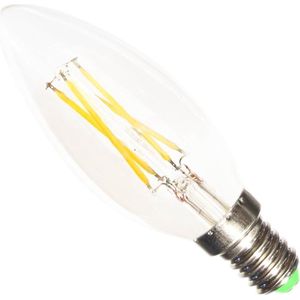 E14 LED Filament lamp 6W 220V C35 COB 360 ° kaars - Wit licht - Overig - Wit Neutre 4000K - 5500K - SILUMEN