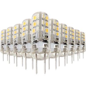 Ledlamp G4 2W 12V SMD2835 24LED 360 ° (10 stuks) - Wit licht - Overig - Pack de 10 - Wit Neutre 4000K - 5500K - SILUMEN