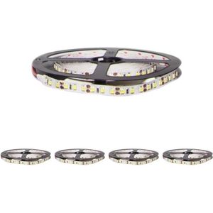 LED strip 12V 5M 2835 IP44 120LED / m (5 stuks) - Warm wit licht - Overig - Pack de 5 - Wit Chaud 2300K - 3500K - 120 LED/m - SILUMEN