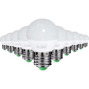 E27 LED-lamp 6W 220V G50 220 ° (10 stuks) - Warm wit licht - Overig - Pack de 10 - Wit Chaud 2300K - 3500K - SILUMEN