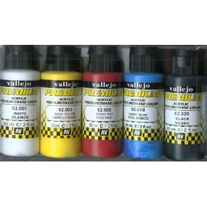 Vallejo 062101 verfset, mat, 5 x 60 ml