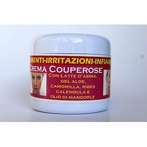 Smcosmetica Gezichtscrème bij roodheid en irritatie, ezelmelk, aloë, kamille, calendula en amandelolie, 75 ml