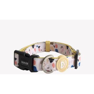 Dukier - Halsband - Terrazo - XS - geel - beige - oranje