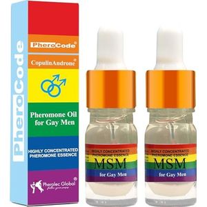 PheroCode MSM 100% Pheromone voor Gay Men 5ml&5ml Extra Sterk