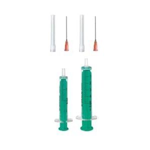 Set spuiten, vloeistofspuit, hobbyspuit met stompe naald, verschillende maten voor E-Liquid aroma, hobby en doe-het-zelver (set 1x 5ml & 2 ml)