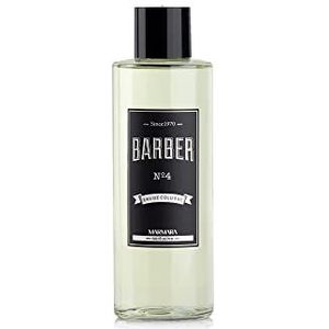 BARBER MARMARA No.4 Eau de Cologne Men's Splash in een glazen fles 1x 500ml - After Shave Men - Geparfumeerd water - Men's aftershave - Verfrist en koelt - Herengeur