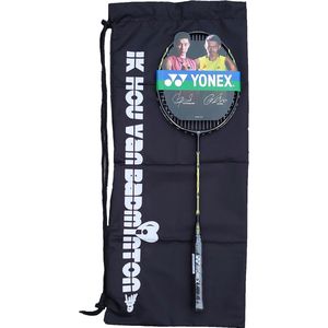 Yonex Carbonex 6000N met beschermende draagtas 'ik hou van badminton'