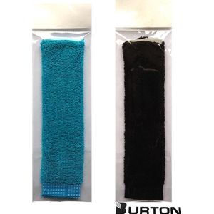 BURTON badminton gripkous badstof - zwart en blauw - twee stuks