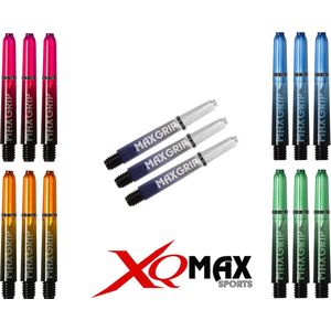 XQ MAX darts 35mm shafts pack - assorti 5 kleuren