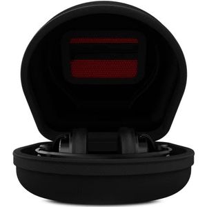 Audibax Atlanta Case 40 harde hoes voor hoofdtelefoon, tas voor hoofdtelefoon, reis-beschermhoes, van EVA, binnenafmetingen: 19,5 x 20,5 x 8,5 cm, zwart