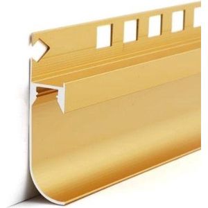 2m gouden aluminium profiel voor led lint - Kunststof - Zilver - SILUMEN
