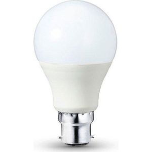 LED-lamp B22 15W 220V A60 270 ° - Warm wit licht - Kunststof - Wit Chaud 2300K - 3500K - SILUMEN