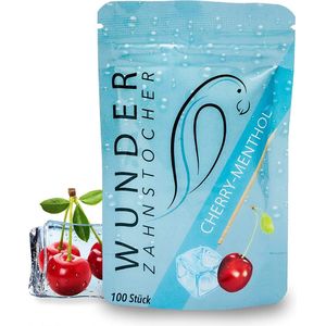Wonder - Tandenstokers - Gearomatiseerde Tandenstokers - Navulverpakking Kers - Suikervrij