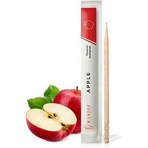 Wunder Tandenstokers met smaak - 200x individueel verpakte tandenstokers - verkrijgbaar in 7 verfrissende smaken - zachte mondhygiëne - frisse adem - individueel verpakte smaakvolle tandenstokers